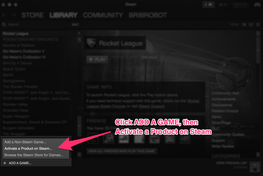 Tutorial: Como ativar uma CD-Key no steam